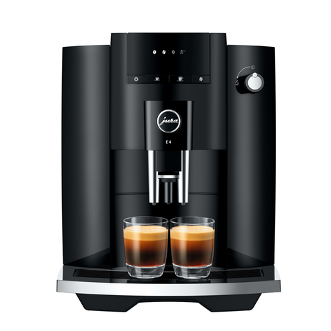 JURA E4 (EA) Piano Black avec 49 € de café offert et 2+1 an extra de garantie