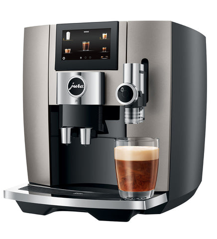 JURA J8 EA Midnight Silver avec 73 € de café offert et 2+1 an extra de garantie