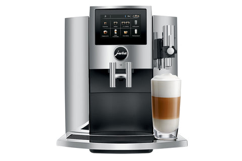 JURA S8 EA Chrome avec 73 € de café offert et 2+1 an extra de garantie