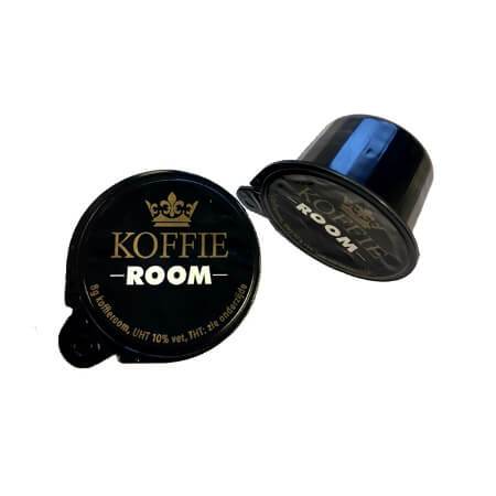 coupelles de crème pour café