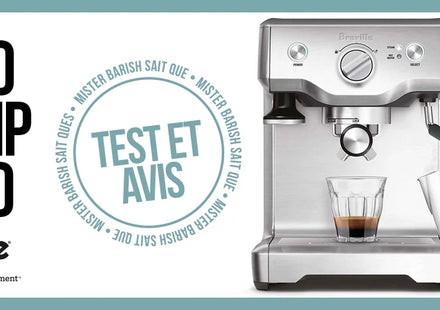 Duo Temp Pro de Sage : une machine à espresso compacte pour une préparation manuelle du café