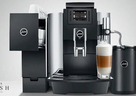 Jura WE8 : une machine à café à grain abordable pour la préparation du café et du lait au bureau
