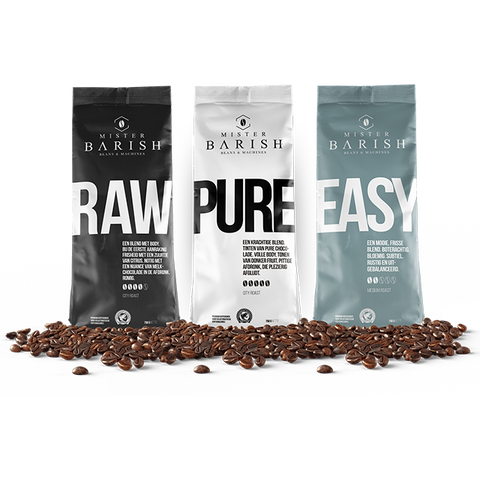 🎁 Coffret de dégustation - Assortiment de café en grains Mister Barish - 10 x 750 g (100% off)