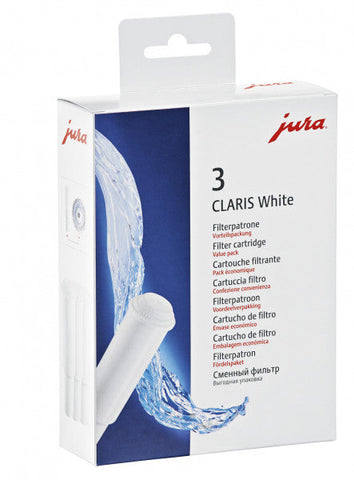 JURA Claris White filtre à eau - pack de 3