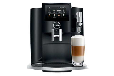 JURA S8 EA Piano Black édition Latte Lover - avec 285 € de cadeaux latte lover et 2+1 an extra de garantie