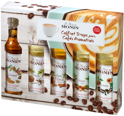 coffret mini-sirops pour café Monin