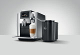 JURA S8 EA Moonlight Silver édition Latte Lover - avec 285 € de cadeaux latte lover et 2+1 an extra de garantie