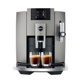 machine à café à grain jura e8 dark inox
