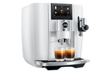 JURA J8 EA Piano White édition Latte Lover - avec 285 € de cadeaux latte lover et 2+1 an extra de garantie