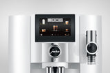 JURA J8 EA Piano White édition Latte Lover - avec 285 € de cadeaux latte lover et 2+1 an extra de garantie