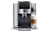 JURA S8 EA Chrome édition Latte Lover - avec 285 € de cadeaux latte lover et 2+1 an extra de garantie
