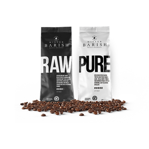 RAW & PURE - Café en grains Mister Barish - 2 x 750 g