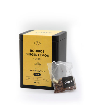Rooibos Ginger Lemon - pip’s - tisane
